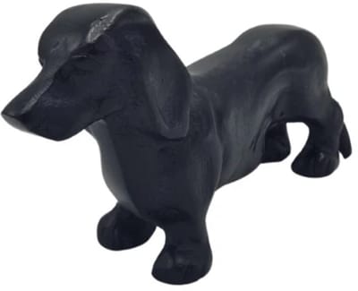 Urnenspecialist® - Urn Hond - Urn Teckel - Aluminium Urn - Honden urn - Zwart- Black - 100ML