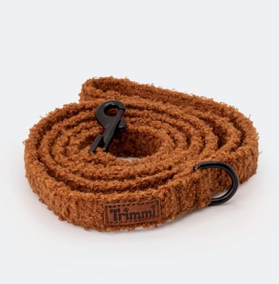 Teddy riem bruin - 152 cm x 2cm - honden riem - hondenriemen - halsband - hond - halsbanden, riemen & tuigen - Trimmi