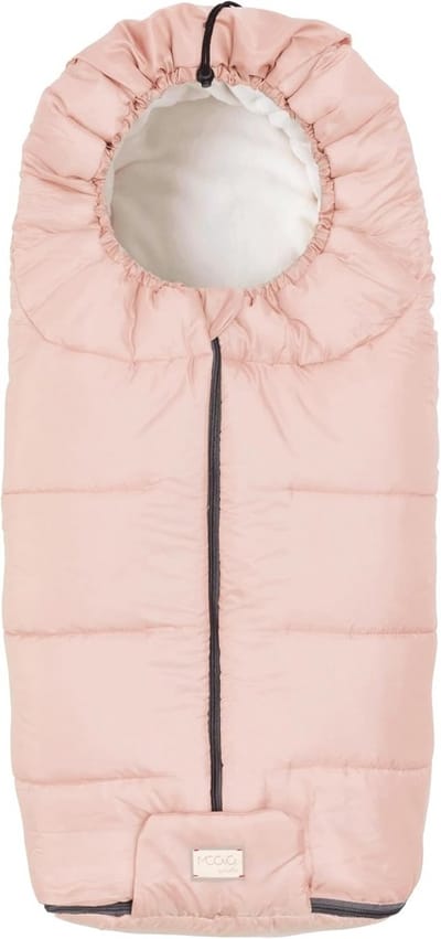 Voetenzak Kinderwagen - Universele Zak - Warm Blijven - Wind en Regenbestendig - 100 cm - Pastel Roze