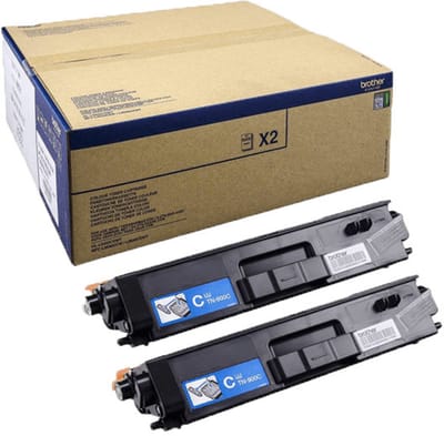 Brother TN900C x2 - Laser Toner