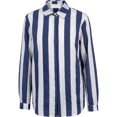 La Femme Blanche - Shirt - 471598 - Gesso/Blu