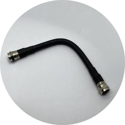 Coax doorluskabel - 15 cm | voor het doorlussen van tuners | lengte 15cm | signaal doorlussen