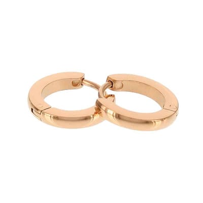 Kalli edelstalen Oorbel 1829 Rose 12mm