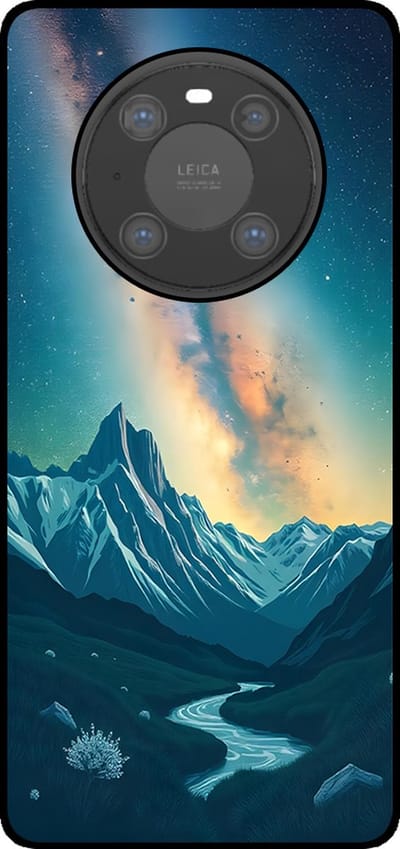 Smartphonica Telefoonhoesje Geschikt voor Huawei Mate 40 Pro met Sterrenhemel Opdruk - TPU Backcover Case With Space And Milkyway Design geschikt voor Huawei Mate 40 Pro