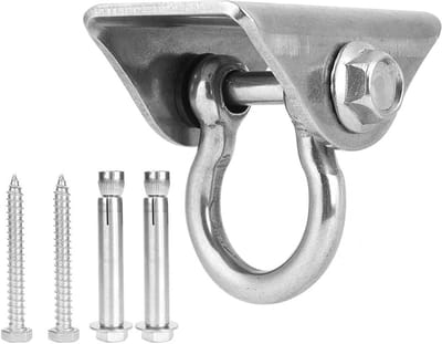 Swing Hanger Haak voor Hangmat en Stoel, RVS D-Type Ophangbeugel, Stevige Bevestiging voor Buiten en Binnengebruik