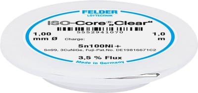 Felder LAttechnik ISOCore Clear Sn100Ni+ Soldeertin Spoel Sn