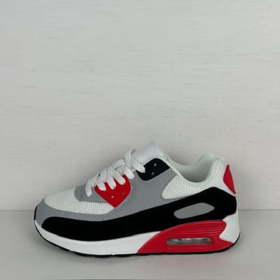 Gave air sneakers wit rood (verkrijgbaar van maat 36 t/m maat 45) Rood / 44