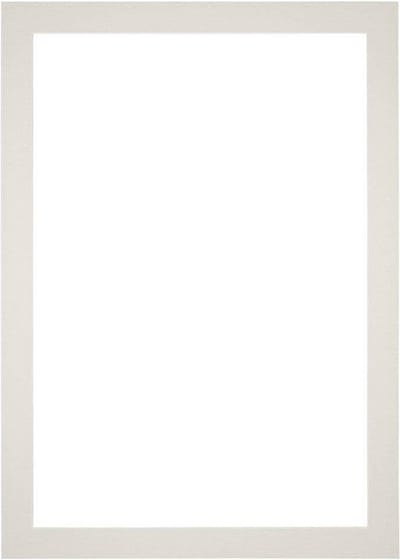 Passe-Partout Fotomaat 13x18 cm - Lijstmaat 21x30 cm - Lichtgrijs - Museumkarton - Fotolijst niet inbegrepen