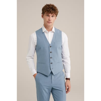 WE Fashion Waistcoat Greyish Blue Taglia: 42 | Pantaloni da completo Outlet | Uomo | Blu