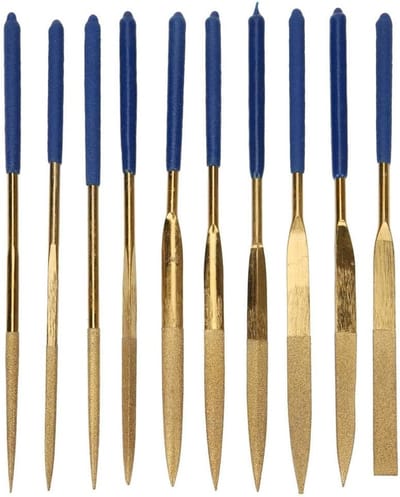 Diamantvijl met hoge hardheid voor bewerking van staal, mallen, lagers en glas - veelzijdige gereedschap voor precisiewerk