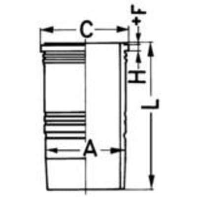 Voering, cilinderkop KOLBENSCHMIDT 89092110