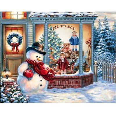 Kerstboom DIY Diamant Schilderen Kruissteek Foto Steentjes Volledige Ronde Diamant Mozaïek 20X30CM gray