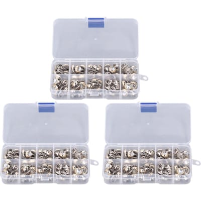 3 Doos 150 stuks Broche Knoppen Strass Driehoek Vorm Naadloos Afneembaar Decoratief Dames Overhemd