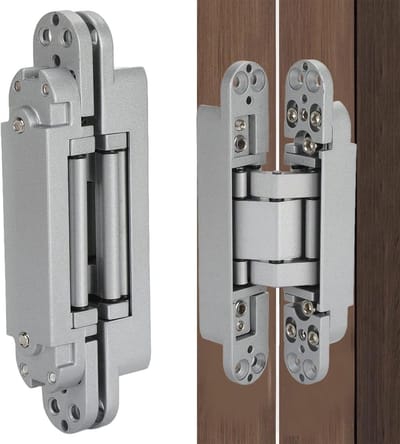 Dailygoods- Deurscharnier 180 graden verstelbaar - Verborgen Scharnier - Onzichtbaar Scharnier - Scharnier voor Kasten - Scharnier voor Deuren - Geschikt voor Deuren van 35 mm tot 850 mm