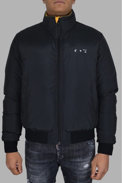 Off-White Off-White omkeerbare jas zwart