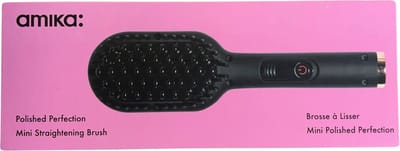 Amika polished perfection mini straightening brush - stijlborstel- fohnborstel