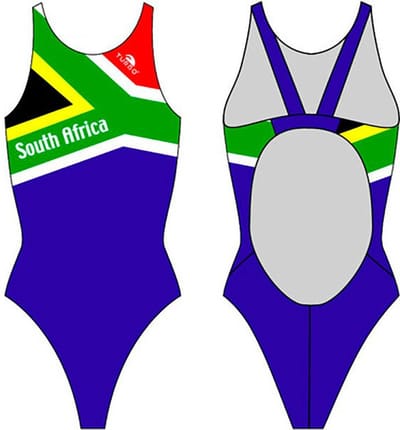 Turbo South Africa Pro Resist Zwemkleding Blauw L Vrouw