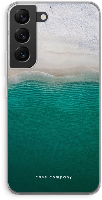Case Company® - Hoesje geschikt voor Samsung Galaxy S22 hoesje - Stranded - Soft Cover Telefoonhoesje - Bescherming aan alle Kanten en Schermrand