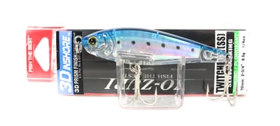 Yo Zuri Duel 3D Inshore Twitchbait 70SS langzaam zinkend kunstaas R1207-GHIW (6978)