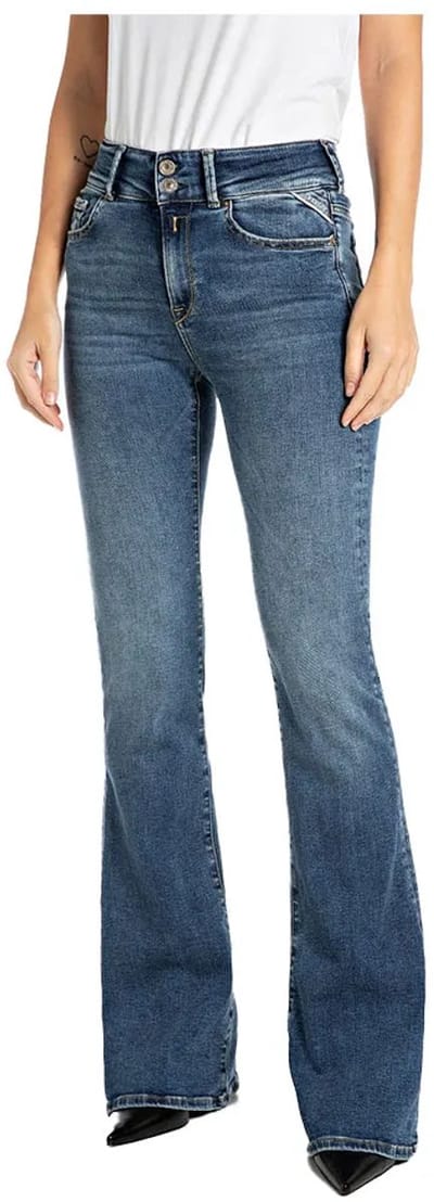 Replay Wlw689.000.805723 Spijkerbroek Blauw 25 / 30 Vrouw