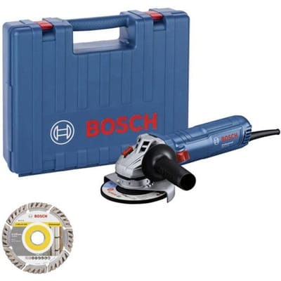 Bosch Professional GWS 12-125 Haakse slijper 125mm 1200W in koffer + diamantschijf - 06013A6102