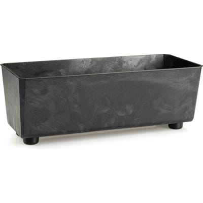 HowHomely - Plantenbak - Rechthoekig - Zwart Beton - Voor Binnen & Buiten