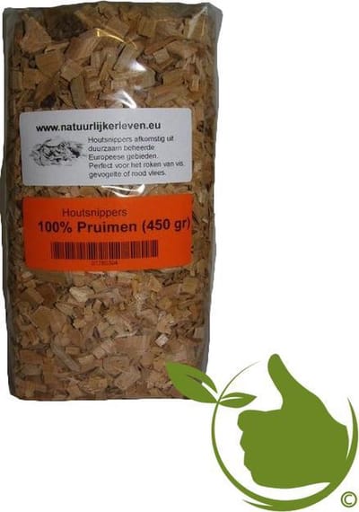 Houtsnippers voor roken en grillen (100% Pruimen)