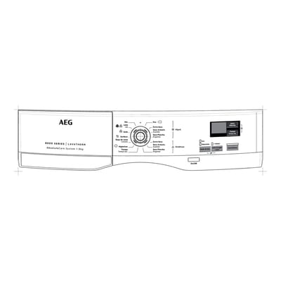 AEG controlepaneel, wit, AEG 140226199010