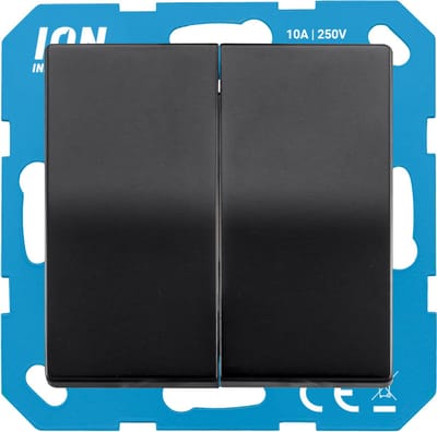 ION V1 J1 inbouw serieschakelaar zwart