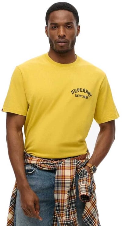 Superdry - Wijdvallend Tattoo Neo Trad T-shirt - Heren - T-shirts