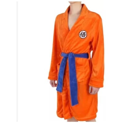 Anime Dragon Son Goku Kakarot Cosplay Costume Combinaison Pyjama Hiver Flanelle Adulte Hommes Femmes Vêtements S orange