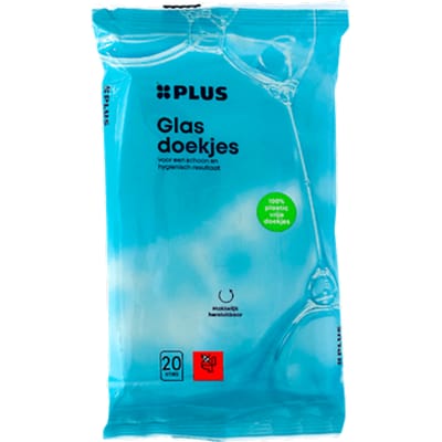 Glasdoekjes plasticvrij