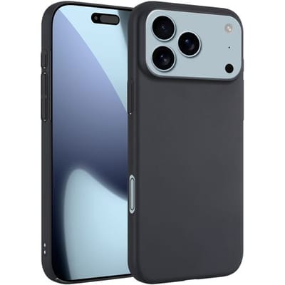ShieldCase ultra thin case geschikt voor iPhone 17 Pro Max (zwart) – extra dun hoesje met slank design, lichte bescherming en perfecte pasvorm