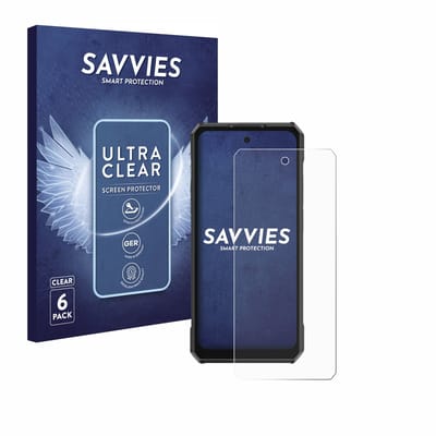 Savvies - Screenprotector voor Ulefone Armor 30 Pro - Folie Beschermfolie transparant 6 Stuks