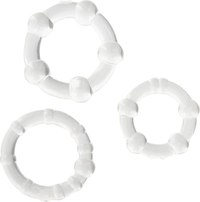 Scala Stay Hard - 3 stuks - Cockring - Transparant