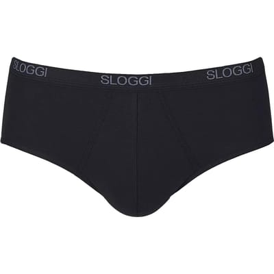 sloggi  - Maat M - men Basic Heren Midi slip - Zwart