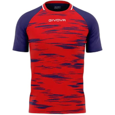 Sport t-shirt givova pixel roodblauwe XL