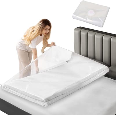 Grote Herbruikbare Vacuümzakken voor Matras, 240 x 130 cm, Waterdicht, Ideaal voor Dekbedden en Kleding, Perfect voor Verhuisdoeleinden