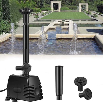 Vijver Fonteinpomp 1000 l/u – 22W Waterpomp voor Vijvers en Tuinen