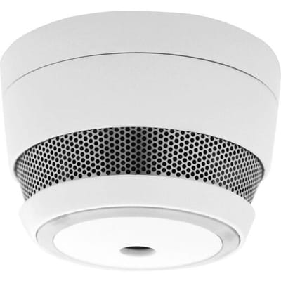 Cavius Draadloze rookmelder Incl. batterij (5 jaar), Koppelbaar, Mini werkt op batterijen (Ø x h) 65 mm x 41 mm