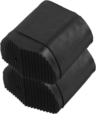 Laddervoetjes Rubber - Trap Beschermhoezen - Veiligheid Vergroten - Antislip Ontwerp - 4.5 x 4.5 x 2.7 cm - Zwart