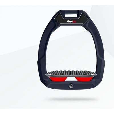 Veiligheidsspijlen voor endurance paardrijden Aluminium/Grijs/Rood Flex-On Safe-On