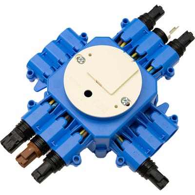WAGO Aansluitdoos CHP60 Met 1-In 4-Uit Configuratie - 1SPA007182F2524