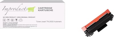 Improducts® Toner - Alternatief Brother TN2420 / TN-2420 zwart hoge inhoud XL Met nieuwste chip