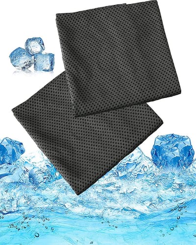 Doodadeals® Cool Towels - Verkoelende Handdoek - Donkergrijs - Verkoelende Sporthanddoek - Cooling Towel - Cool Towel