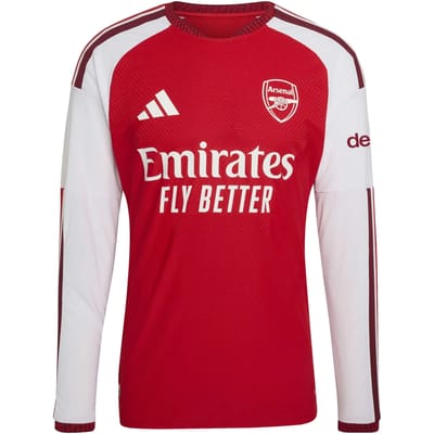 Authentiek Arsenal Thuis Shirt Met Lange Mouwen 2026/27