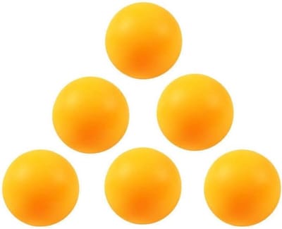 Tafeltennisballen Set - Sportballen Pingpong - Wedstrijd Spelen - Perfecte Rebound - 6 Stuks - Oranje