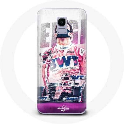 Case voor Samsung Galaxy A6 2018 Formule 1 Sergio Pérez F1-coureur