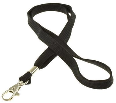 New Age Devi - 1-Zwart Keycord Lanyard Neklint Sleutelkoord