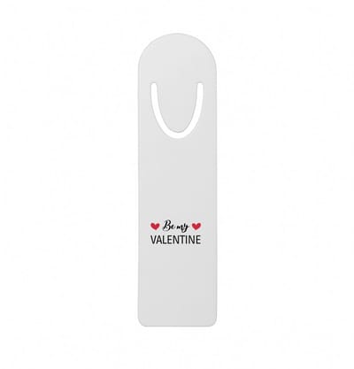Hacebo® - Be my valentine metalen boekenlegger - iemand die liefde wilt geven aan een ander - valentijnsdag - cadeau voor vriend/vriendin - verjaardagscadeau - kado - geschenk - gift Bladwijzer boekenleggers - 12.7 cm x 3.2cm